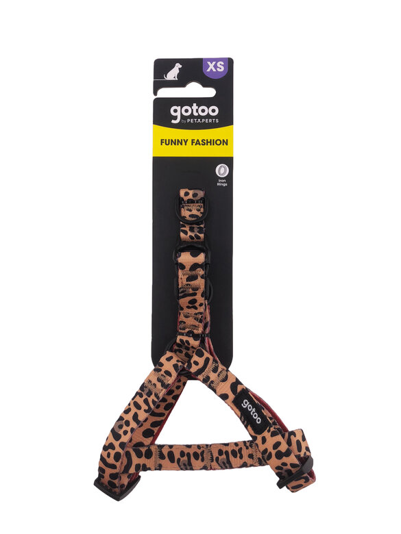 Gotoo - Harnais Léopard pour Chien - XS Image numéro 6 Gotoo - Harnais Léopard pour Chien - XS Image numéro 6