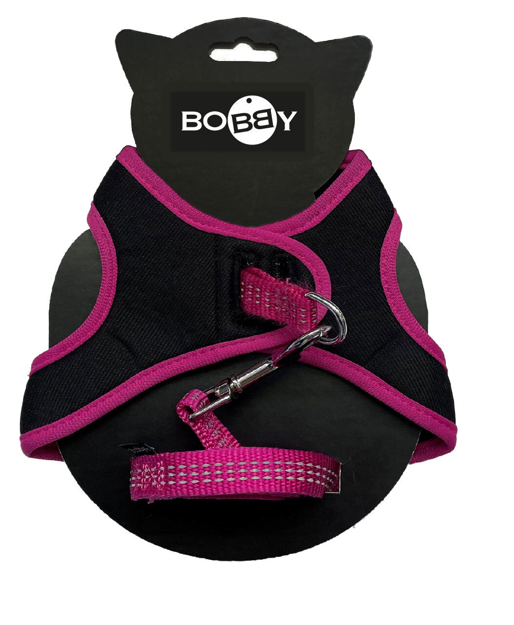 Bobby - Pack Harnais Mini + Laisse Safe pour Chat XS - Fushia Image num&eacute;ro 1