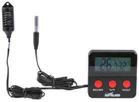 Trixie - Thermomètre/hygromètre digital avec télé sonde - 6x6 cm