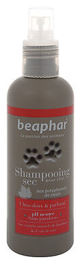 Beaphar - Spray Shampoing Sec parfumé pour Chat - 200ml