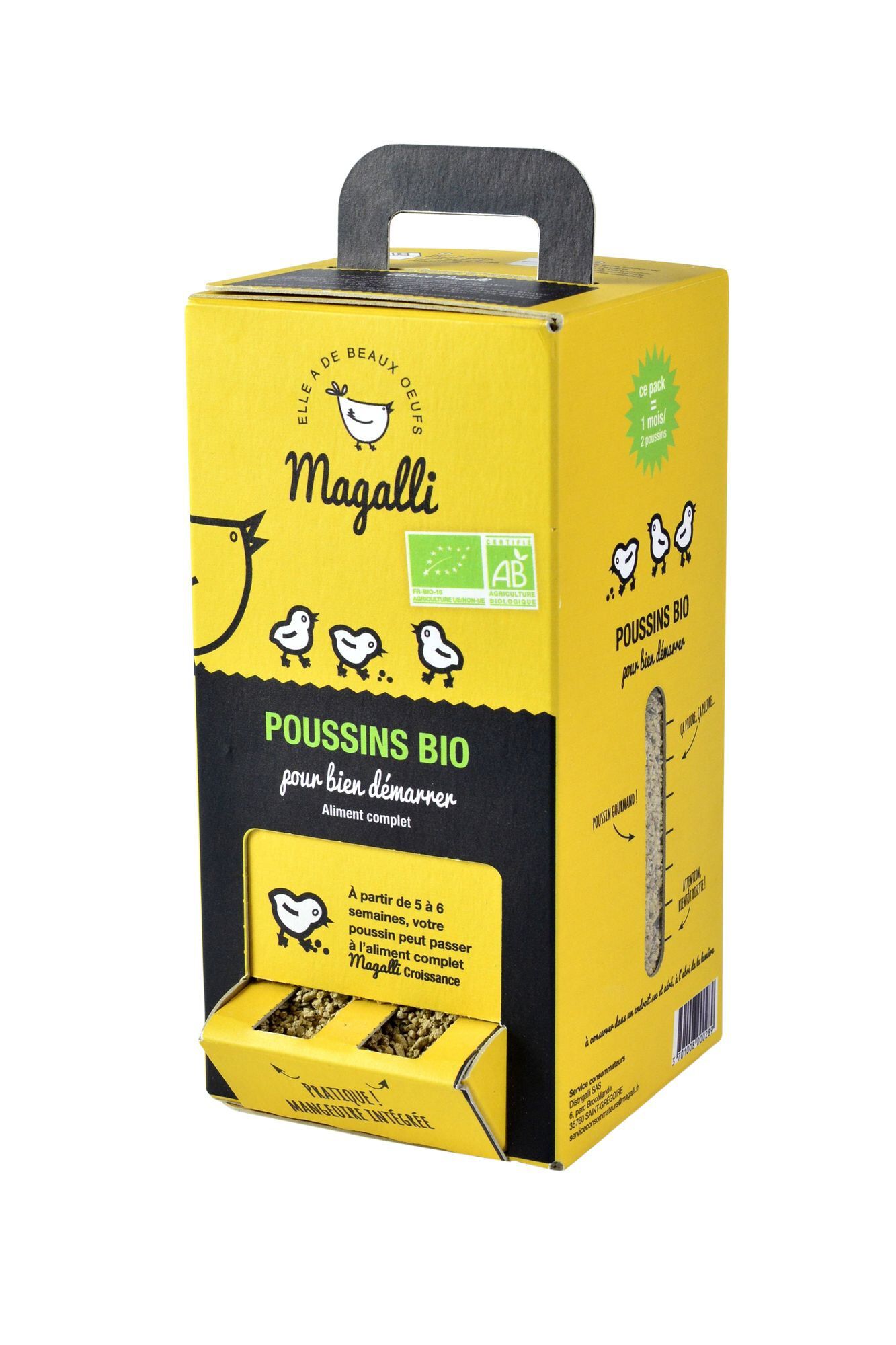 Magalli - Aliment Complet BIO pour Poussin - 1,5Kg Image num&eacute;ro 1