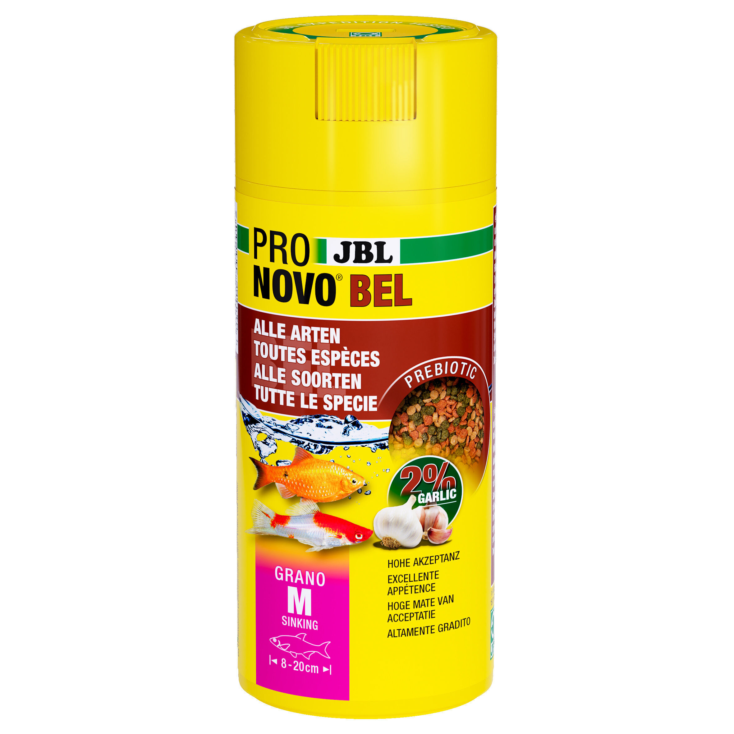 JBL - Aliment en Granul&eacute;s Pronovo BEL GRANO M pour Poissons d'Ornement - 250ml Image num&eacute;ro 1