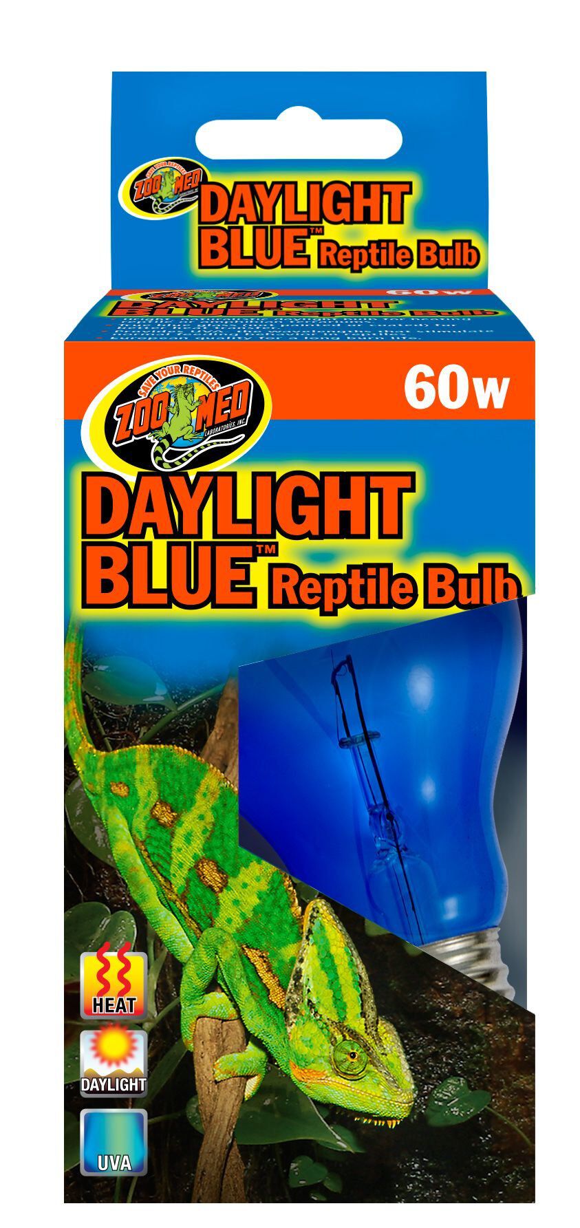 Zoomed - Lampe Daylight Blue pour Reptile - 60W Image num&eacute;ro 1