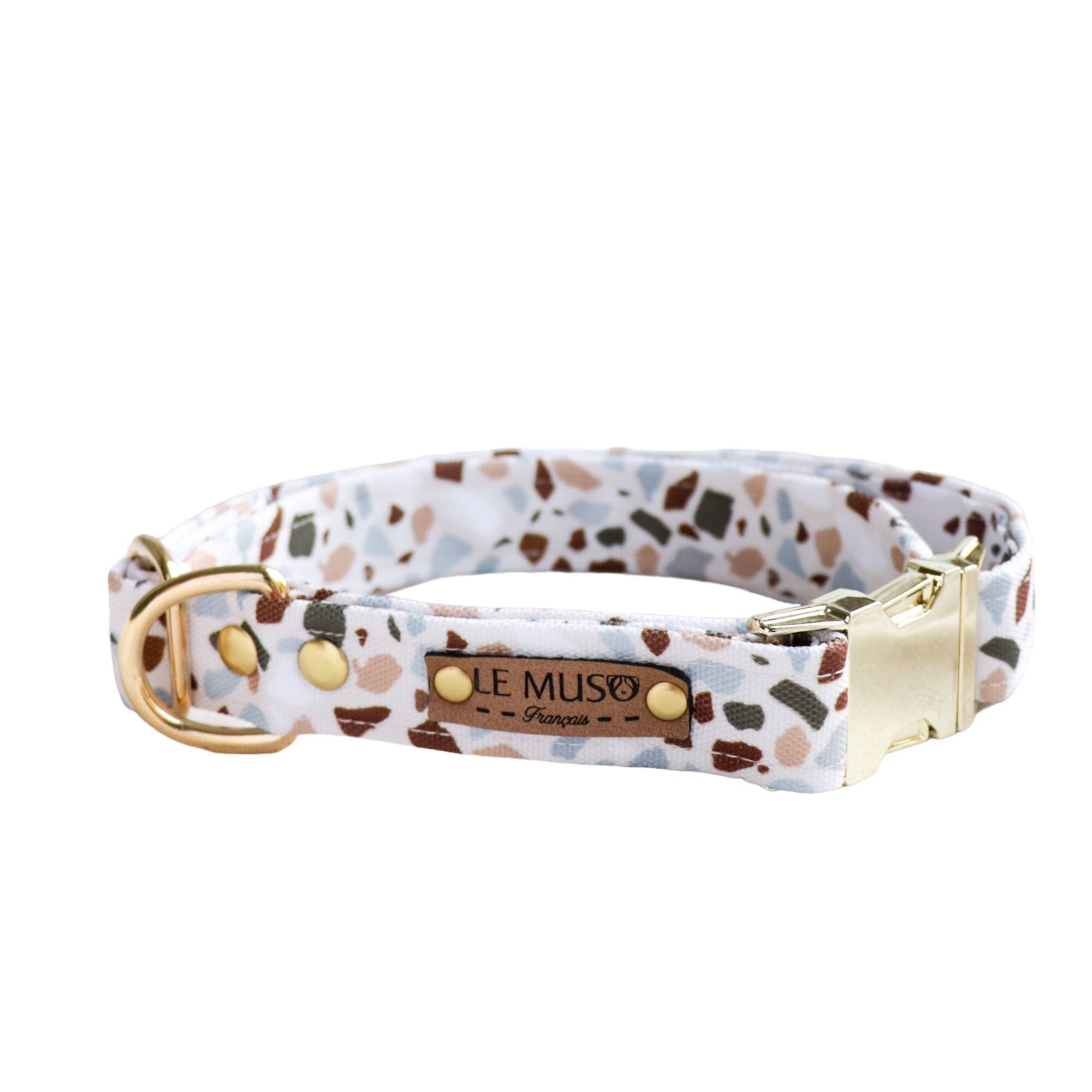 Le Muso - Collier Rocky Blanc pour Chiens - XS Image num&eacute;ro 1