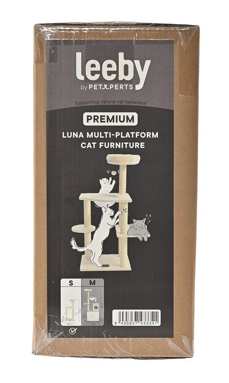Leeby - Arbre à Chat Luna Premium - 48,5x40,5x112cm Image numéro 9 Leeby - Arbre à Chat Luna Premium - 48,5x40,5x112cm Image numéro 9