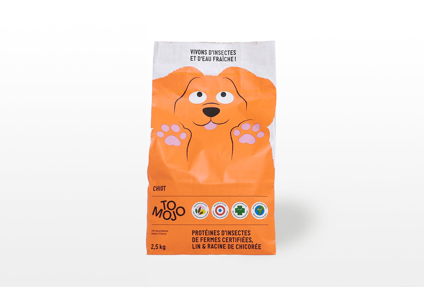 Tomojo - Croquettes aux Insectes pour Chiots - 2,5Kg Image num&eacute;ro 1
