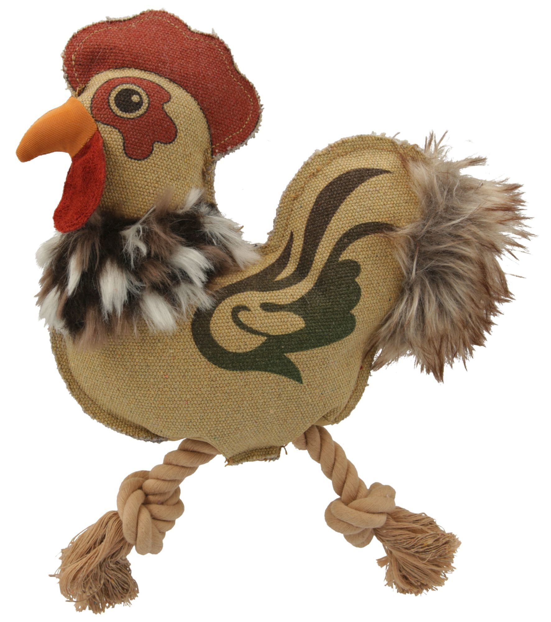 Kerbl - Jouet Coq Karl coton/polyester pour chiens - 24cm, 3pcs Image num&eacute;ro 1