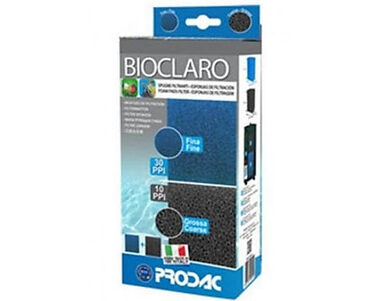 Prodac - Set de 2 Éponges BIOCLARO pour Filtre - L