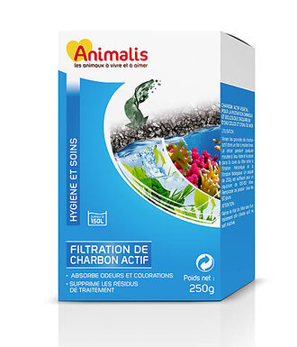 Animalis - Filtration de Charbon Actif pour Aquarium - 250g
