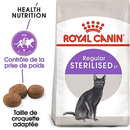 Royal Canin - Croquettes Sterilised 37 pour Chat - 10Kg image number null