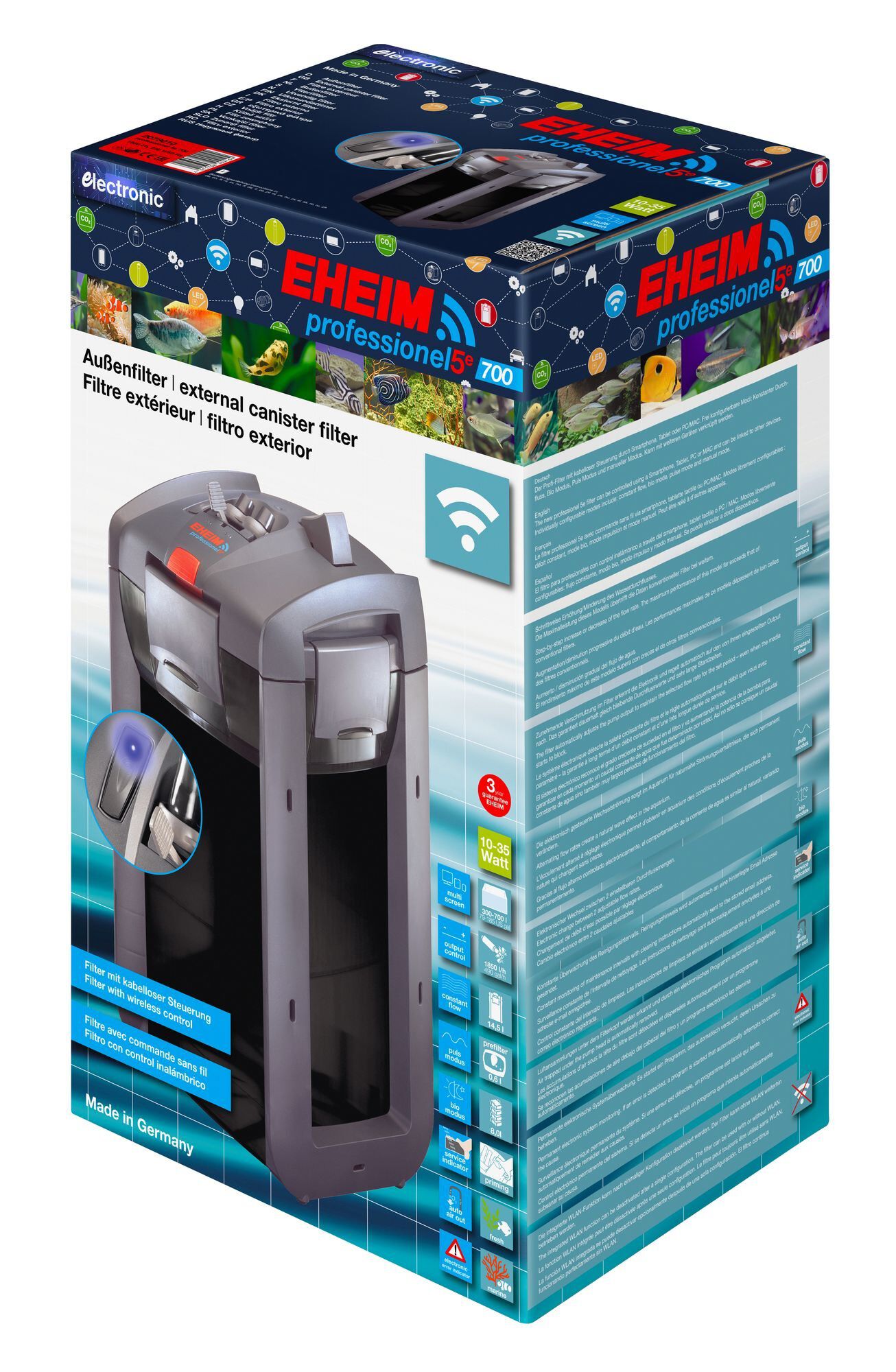 Eheim - Filtre Eheim Prof5e 700 - 180/350l (1500 l/h) Image num&eacute;ro 2