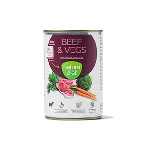 Natura Diet -  Pâtée au Boeuf pour Chiens - 400g