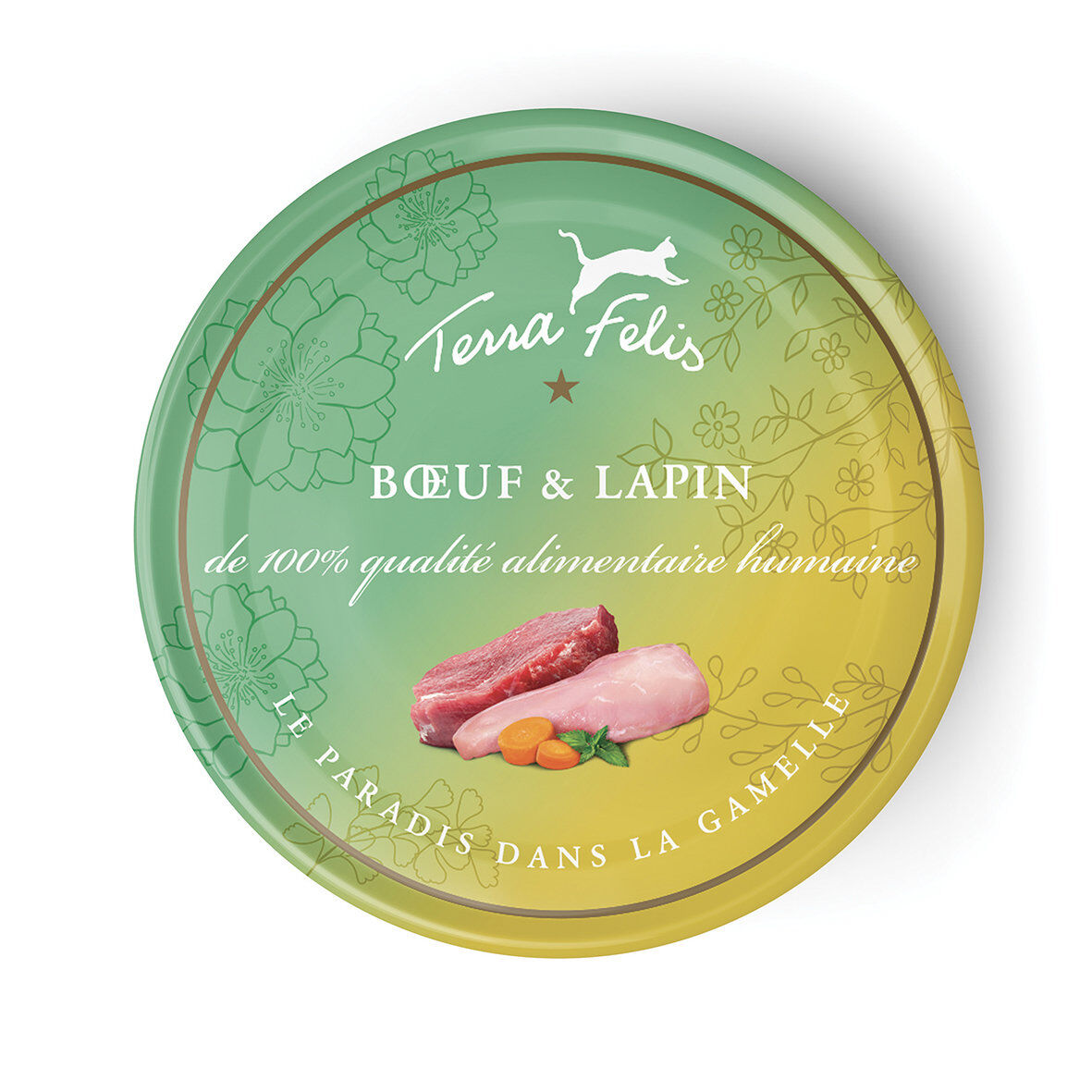 Terra Felis - Aliment Naturel au B&oelig;uf et Lapin pour Chats - 80g Image num&eacute;ro 2