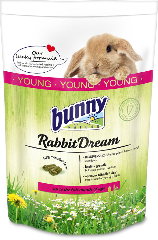 BunnyNature - Alimentation jeune lapin RabbitDream YOUNG - 1,5kg image number null