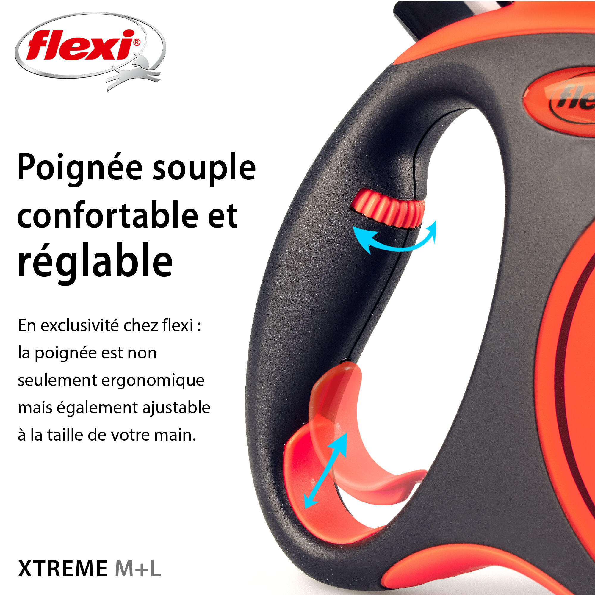Flexi - Laisse Enrouleur XTREME Sangle L pour Chiens - 8M Image num&eacute;ro 7