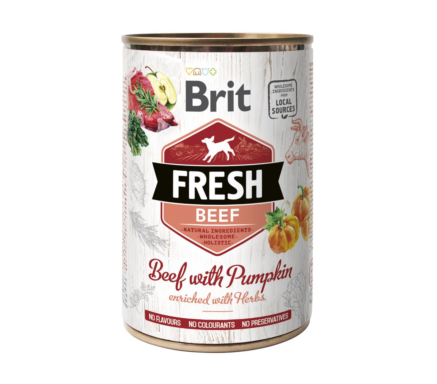 Brit - P&acirc;t&eacute;e Adult B&oelig;uf et Courge pour Chiens - 400g Image num&eacute;ro 1