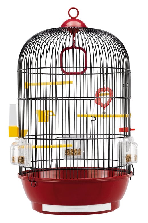Ferplast - Cage Diva pour Oiseaux Exotiques - Rouge Image numéro 1 Ferplast - Cage Diva pour Oiseaux Exotiques - Rouge Image numéro 1