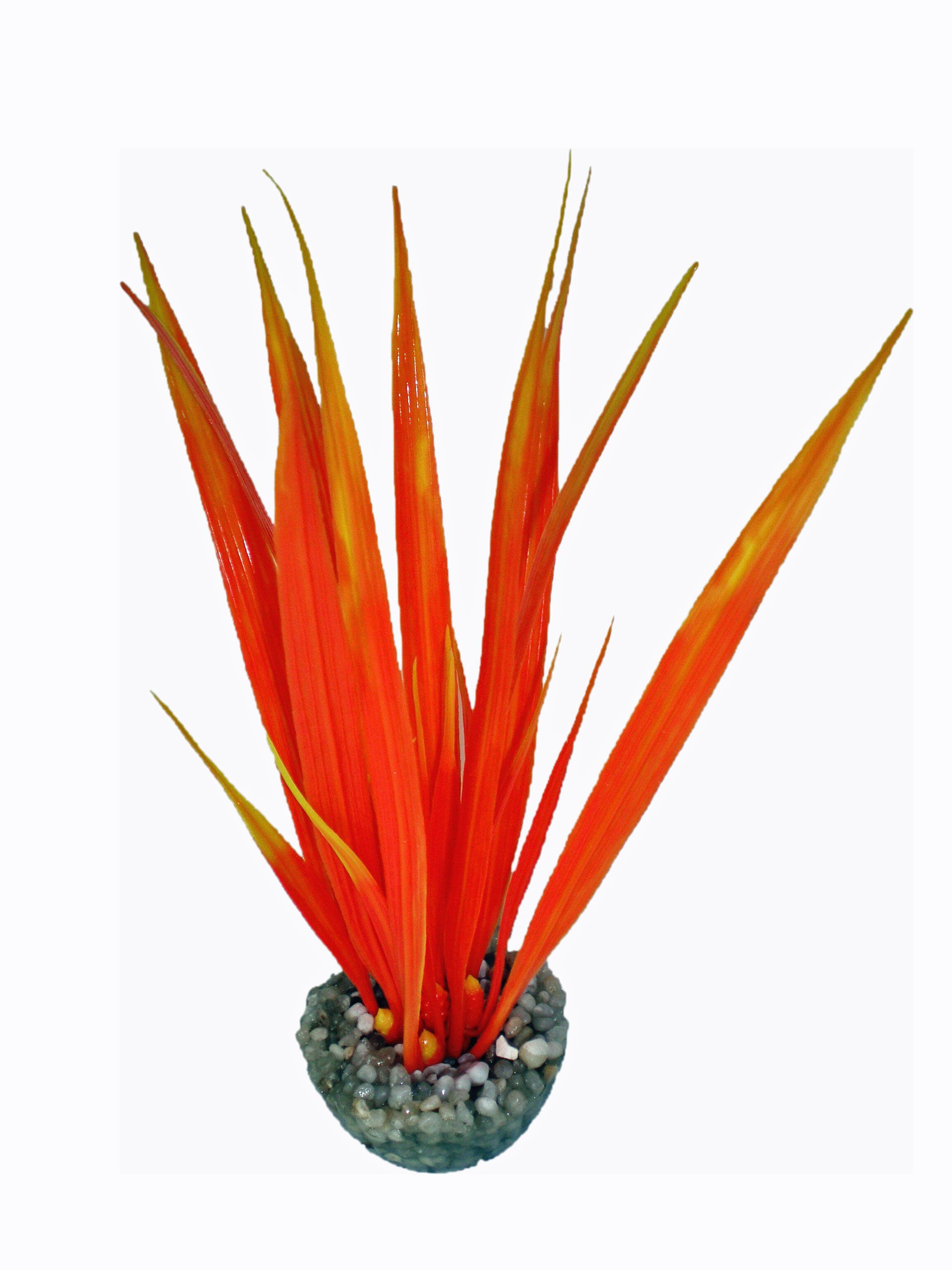 Labeo - Herbe petit mod&egrave;le color&eacute;e - Plante Artificielle Aquarium Image num&eacute;ro 3