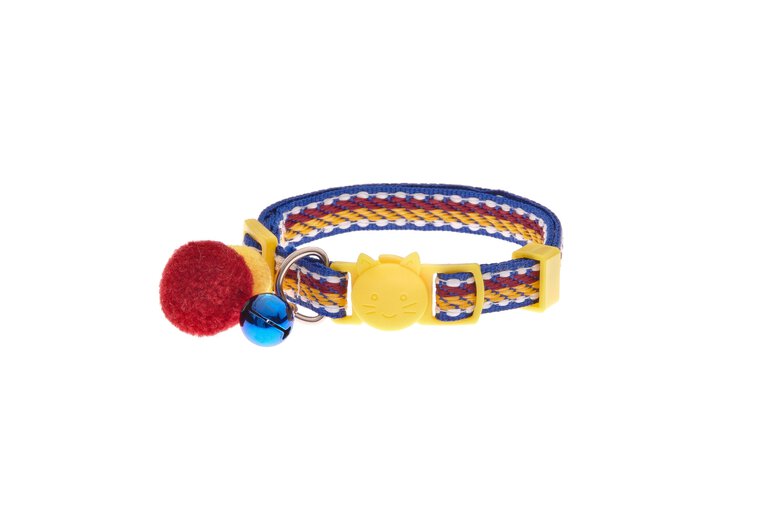 Ferribiella - Collier Anti-Etranglement Snowball pour Chats - Jaune image number null