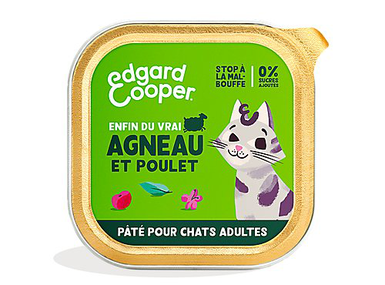 Edgard & Cooper - Pâtée à l'Agneau et Poulet pour Chat - 85g