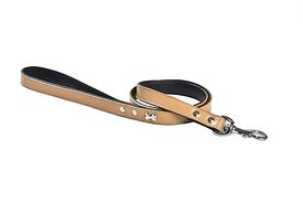 Bobby - Laisse Extra Souple Camel pour Chiens - 100cm