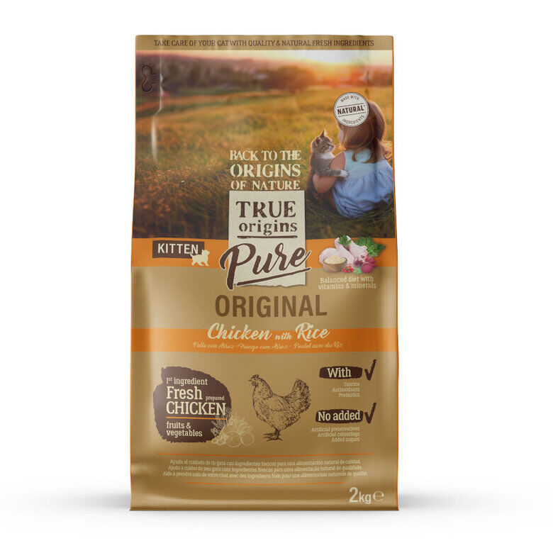 True Origins Pure - Croquettes au Poulet pour Chaton - 2kg Image num&eacute;ro 2