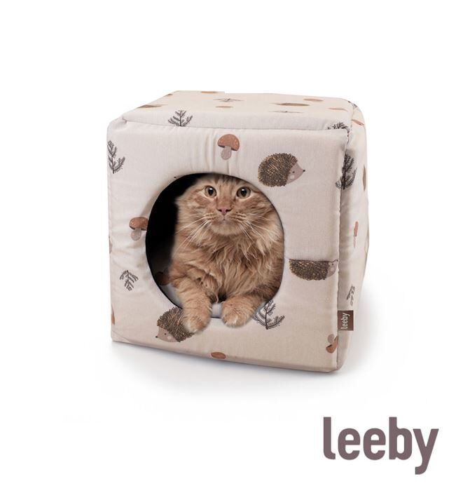 Leeby - Cube H&eacute;risson pour Chats Image num&eacute;ro 1