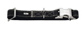 Hunter - Collier Hunting Alu-Strong en Cuir de Bœuf Noir