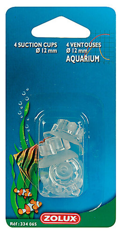 Zolux - Ventouses Tuyau Ø12mm pour Aquarium - x4 image number null