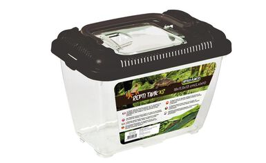 Reptiles Planet - Terrarium Plastique Repti Tank XS pour Reptiles - 18x11,5x13cm