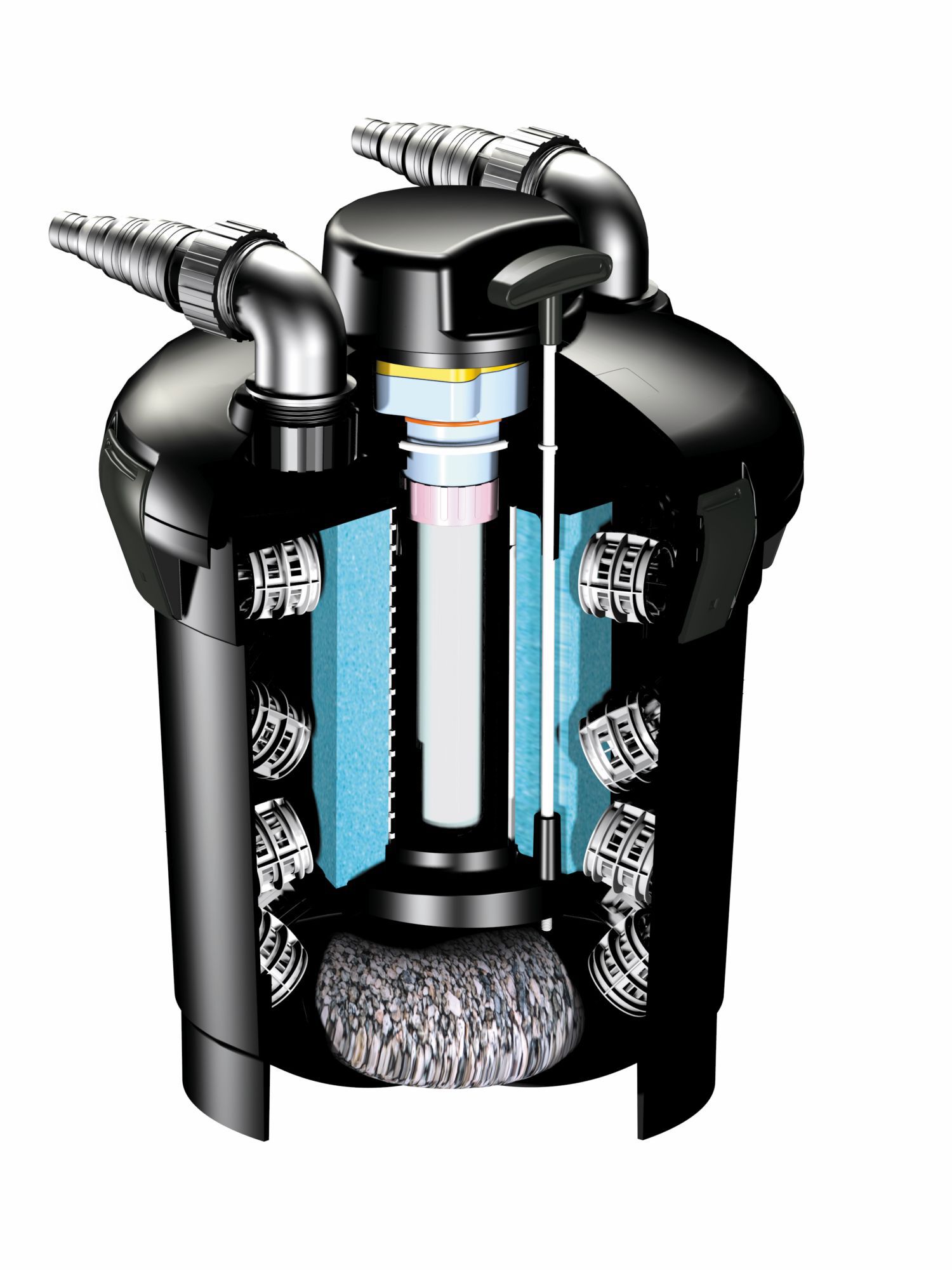 Pontec - Kit de Filtration PondoPress Set 10000 pour Bassin - 2500 l/h Image num&eacute;ro 2