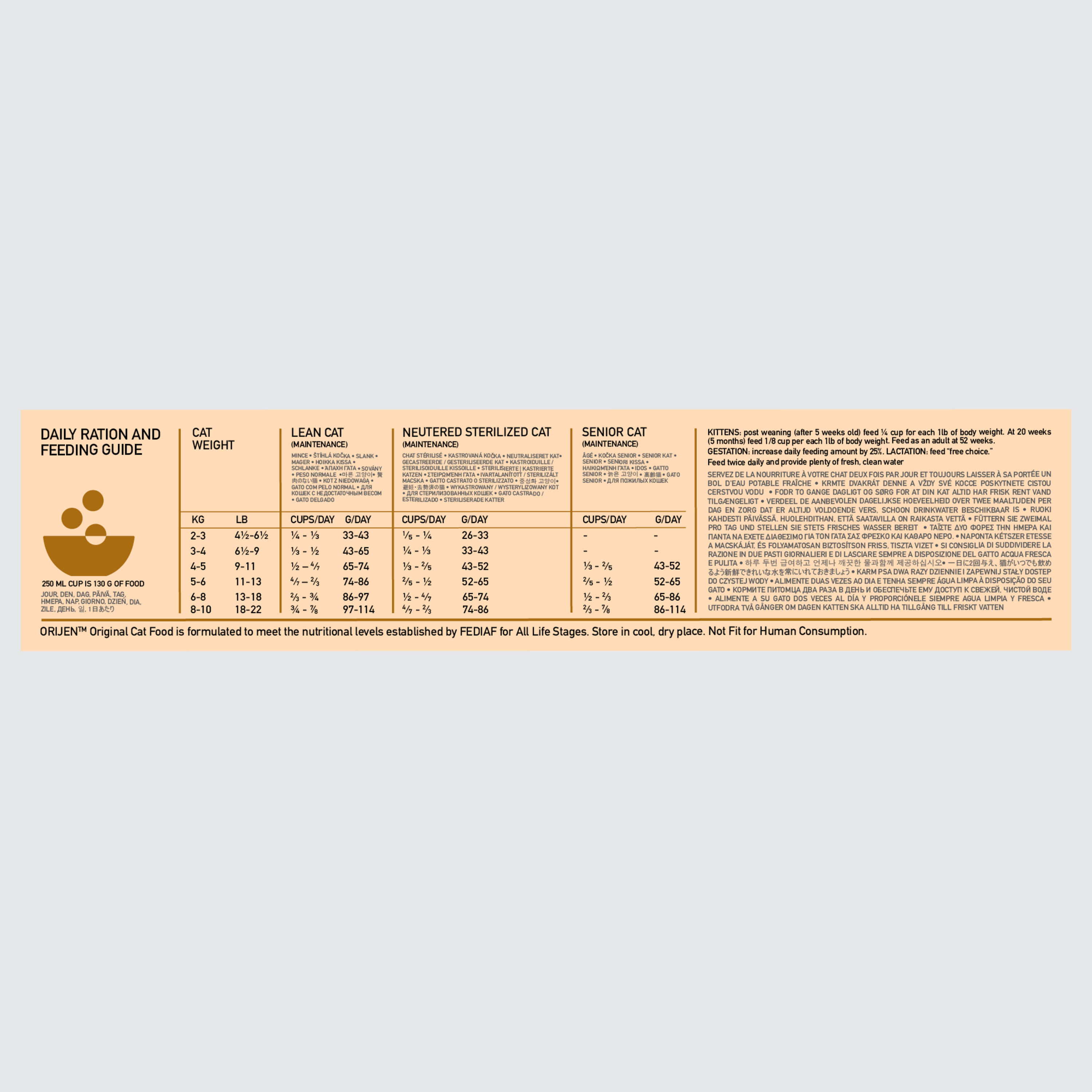 Orijen - Croquettes Original Cat pour Chat - 1,8Kg Image num&eacute;ro 2