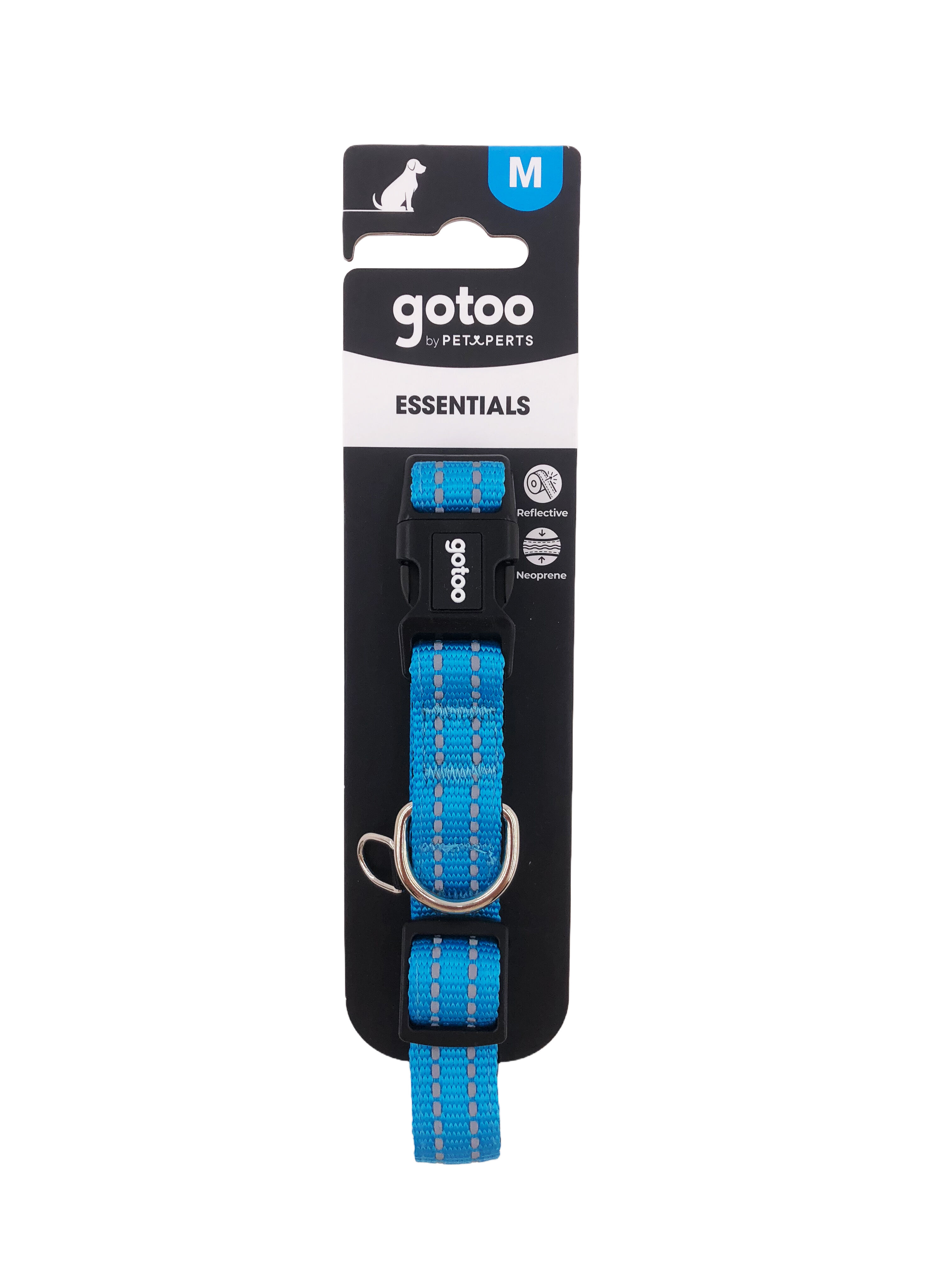 Gotoo - Collier Essentials en Nylon Premium Bleu pour Chien - M Image num&eacute;ro 10