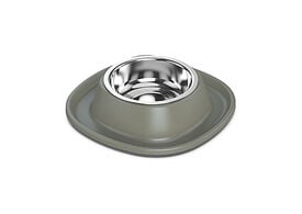 Animalis - Gamelle en Inox Soft Gris pour Chat