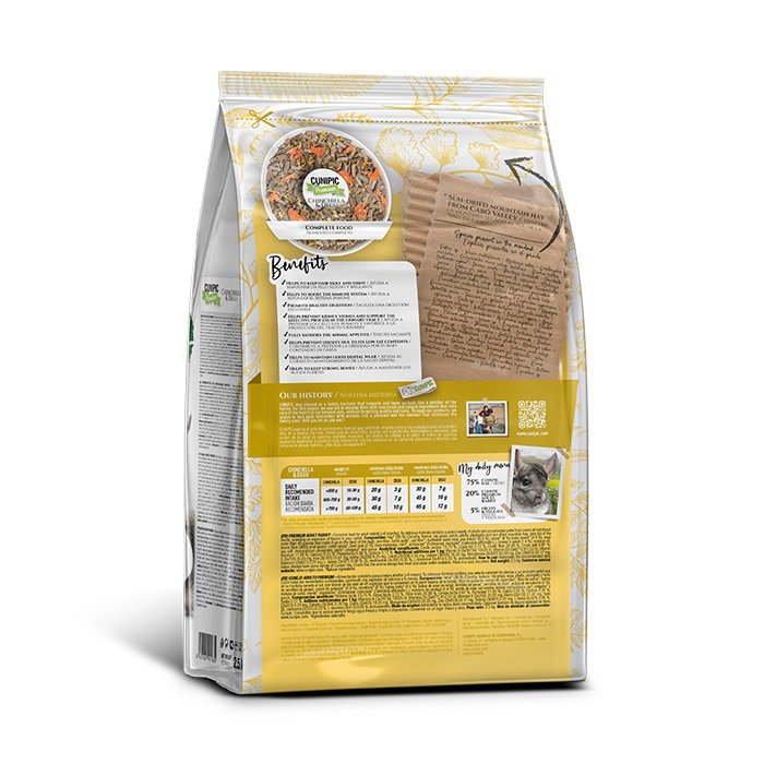 Cunipic - Aliment Natural Chinchilla et Degu - 2,5Kg Image num&eacute;ro 2