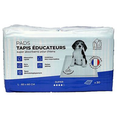 Pet Design - Tapis Educateur pour Chien - 60x60cm