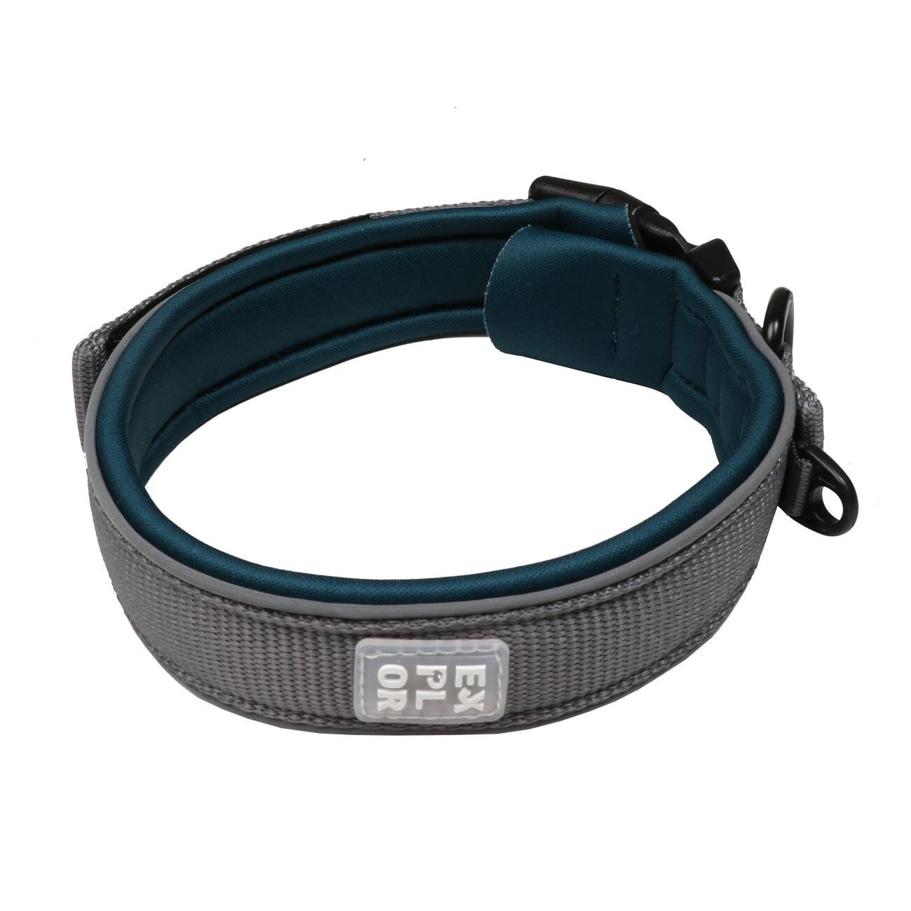 Duvoplus - Collier Classic Ultimate Fit Comfy S Bleu P&eacute;trol pour Chiens - 34-38cm Image num&eacute;ro 2