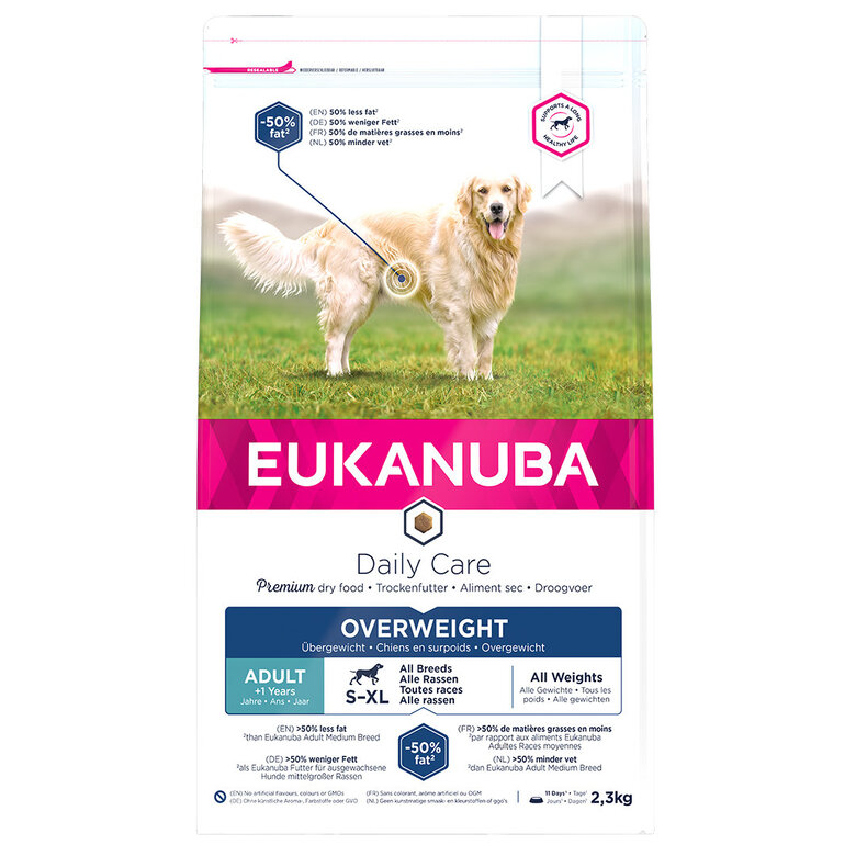 Eukanuba -  Croquettes Daily Care Adulte Surpoids (ou Stérilisés) Pour Toutes Les Races Poulet 2,3kg image number null