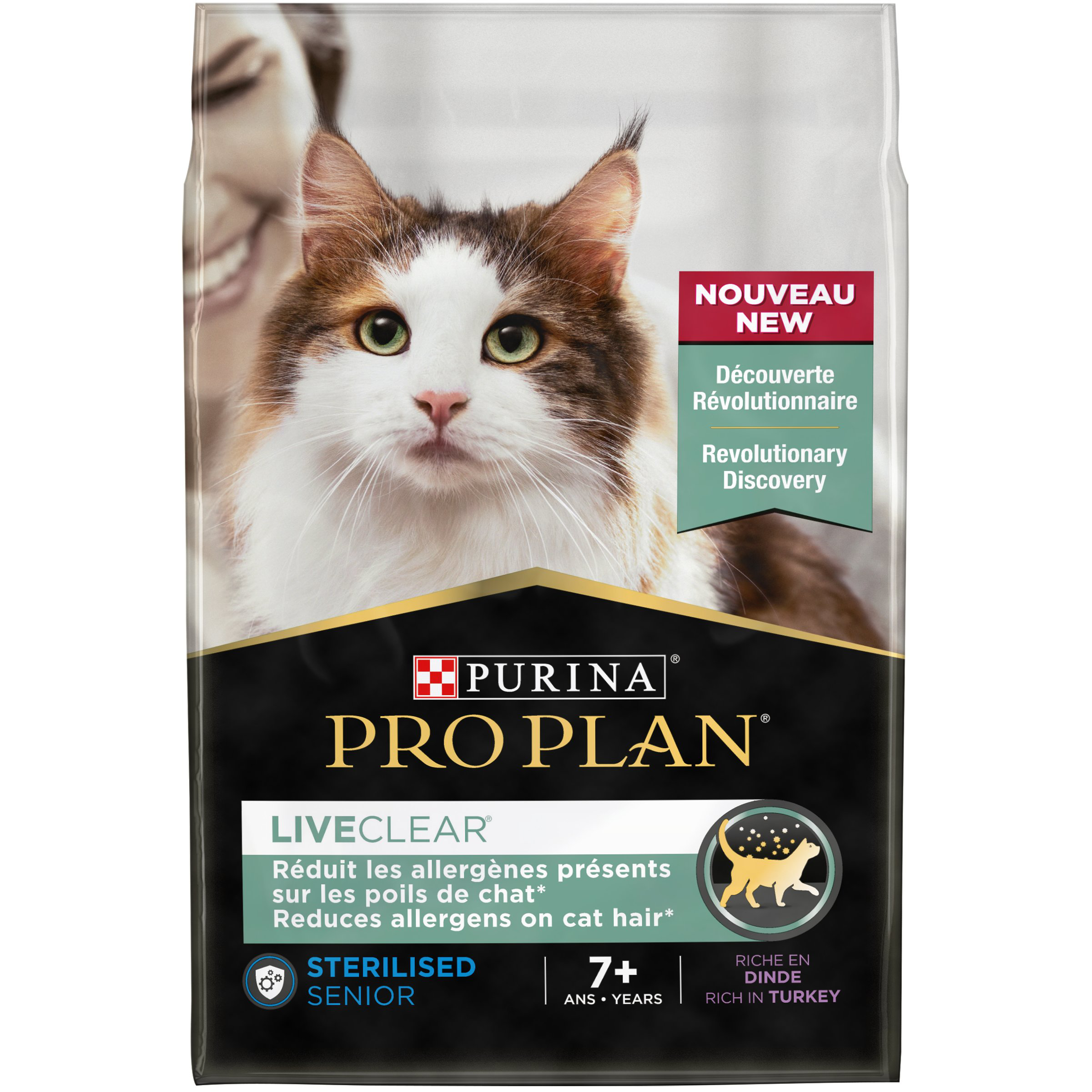 Pro Plan - Croquettes LiveClear Senior +7 St&eacute;rilis&eacute; Dinde pour Chat - 2,8Kg Image num&eacute;ro 2