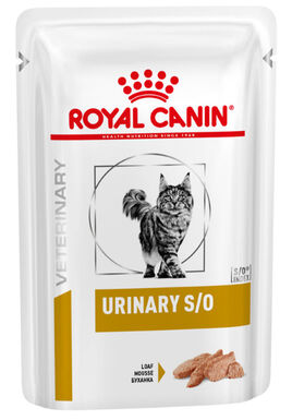 Royal Canin - Sachets Veterinary Urinary S/O en Mousse pour Chats - 12x85g