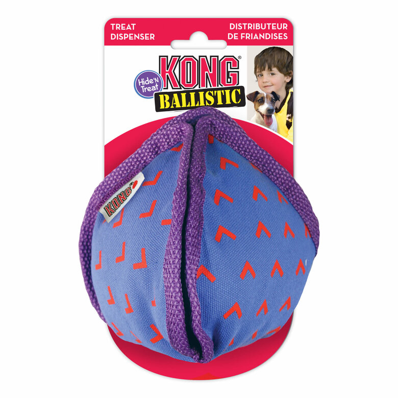KONG - Jouet à Friandises Ballistic Hide 'N Treat pour Chien - M Image numéro 4 KONG - Jouet à Friandises Ballistic Hide 'N Treat pour Chien - M Image numéro 4