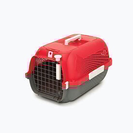 Catit - Boîte transport rouge - 48,3 x 32,6 x 28 cm
