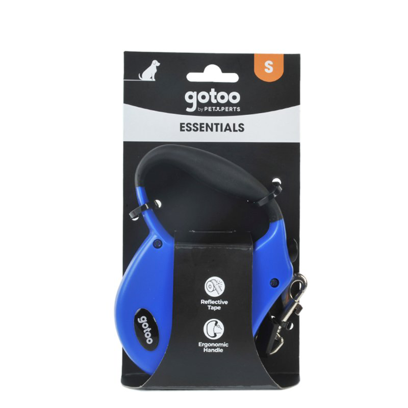 Gotoo - Laisse Enrouleur Bleu pour Chien - S Image num&eacute;ro 3