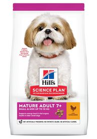 Hill's Science Plan - Croquettes au Poulet et Dinde pour Chien Sénior de Petite Race