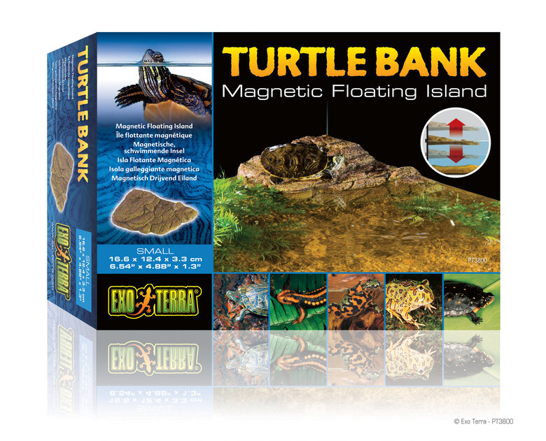 Exo Terra - Plage Mobile Turtle Bank Small pour Tortue - 16x11x2cm image number null