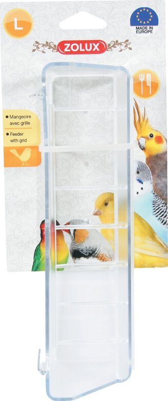 Zolux - Mangeoire Avec Grille pour Oiseaux - L Image numéro 1 Zolux - Mangeoire Avec Grille pour Oiseaux - L Image numéro 1