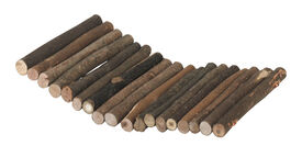 KERBL - PONT EN BOIS POUR RONGEUR BOIS, 21X13CM, Ø7CM
