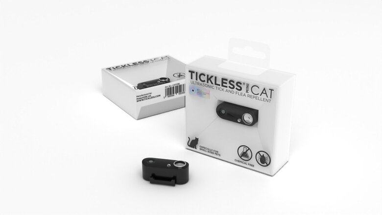 Tickless - Répulsif Antiparasitaire Mini Cat Ultrason Rechargeable pour Chats - Noir Image numéro 2 Tickless - Répulsif Antiparasitaire Mini Cat Ultrason Rechargeable pour Chats - Noir Image numéro 2