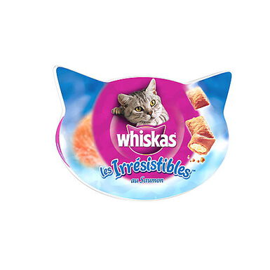 Whiskas - Friandises Les Irrésitibles au Saumon pour Chat - 60g