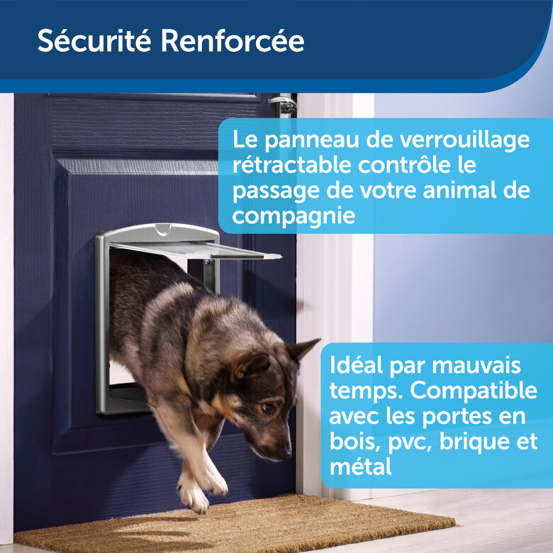 PetSafe - Chatière Porte 'Original' Small pour chiens et chats - Blanc Image numéro 4 PetSafe - Chatière Porte 'Original' Small pour chiens et chats - Blanc Image numéro 4
